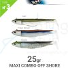 Combo-#3-MAXI-Offshore25gr-Kaki/Clear brown/ Mojito
